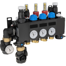 ProCalida CC 1 na 3 obiegi grzewcze, rotametry 0,75÷3,75 l/min