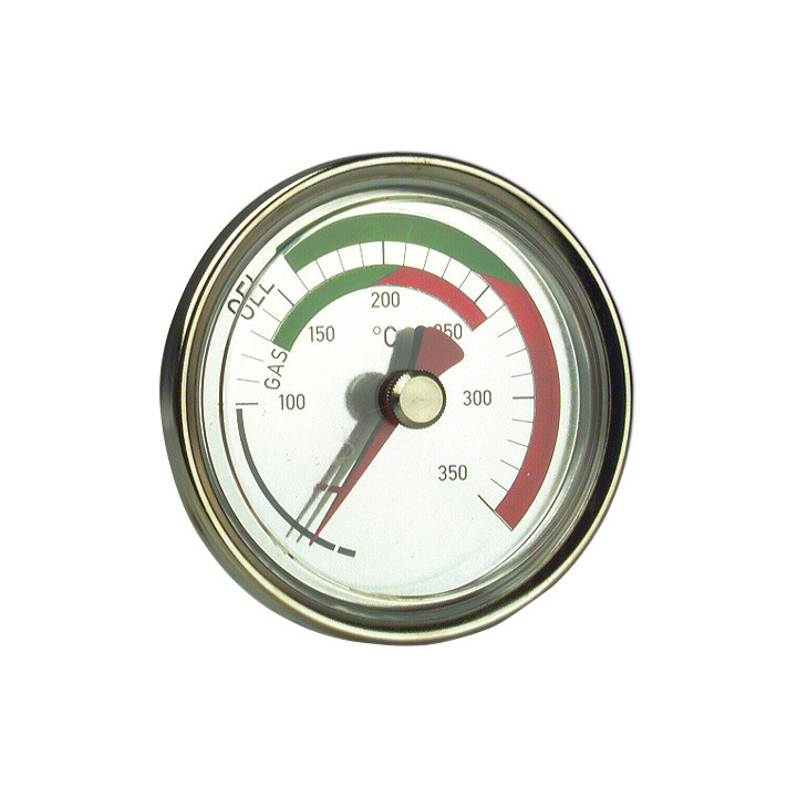 Termometr bimetaliczny do pomiaru temperatury spalin RT 80, fi80 mm, L 300 mm, 0÷300°C, ax, kl. 2
