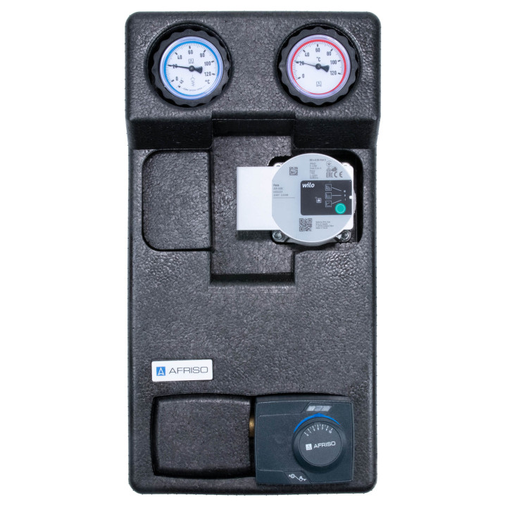 Grupa pompowa PrimoTherm 180-2 DN25 WP 3-WM-SM Vario, pompa Wilo Para, zawór mieszający ARV KvsVario, siłownik ARM 343 ProClick
