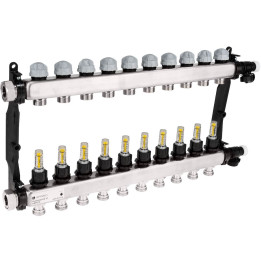 ProCalida VA 1C ze stali nierdzewnej, 10 obiegów, nakrętki G1'', 0,5 ÷ 4,0 l/min
