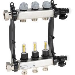 ProCalida VA 1C ze stali nierdzewnej, 3 obiegi, nakrętki G1'', 0,5 ÷ 4,0 l/min