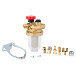 Filtr olejowy dwururowy Z 500 St, z wkładem stalowym, 220 l/h