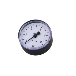 Manometr standardowy RF 63, D211, fi63 mm, 0÷10 bar, G1/4", ax, kl. 1,6