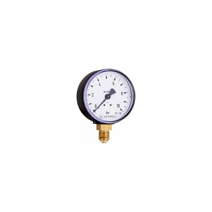 Manometr standardowy RF 80, D201, fi80 mm, -1÷9 bar, G1/2", rad, kl. 1,6