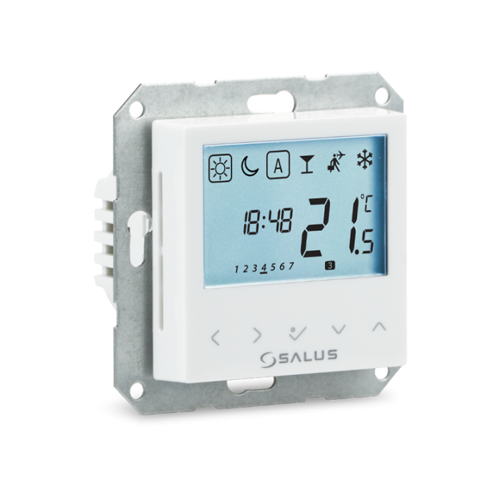 Salus przewodowy, podtynkowy elektroniczny regulator temperatury BTRP230, programowalny, 230 V