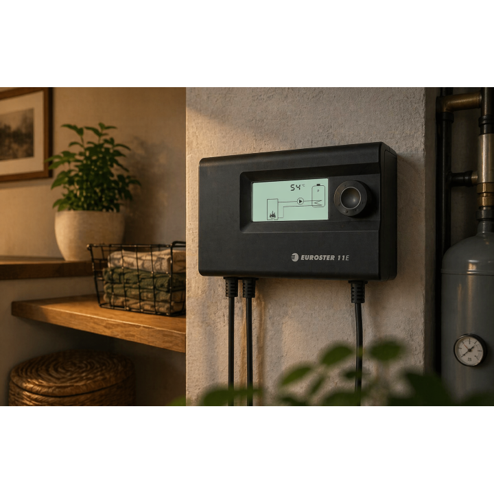 Euroster 11E Sterownik Pompy CO CWU Programowalny Anty Stop LCD