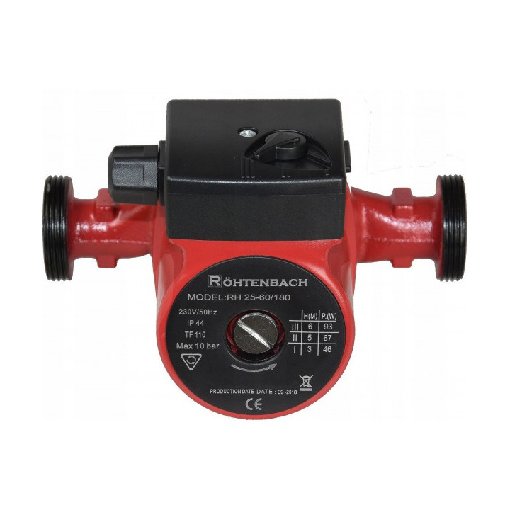 Pompa obiegowa do wody Rohtenbach RH 25-60/180 240V
