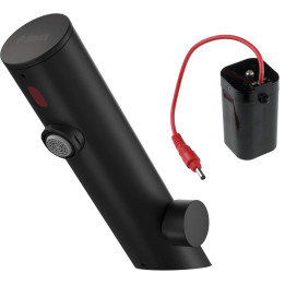 BATERIA UMYWALKOWA BEZDOTYKOWA Z REGULACJĄ TEMPERATURY - 4XAA NERO BQR N29R