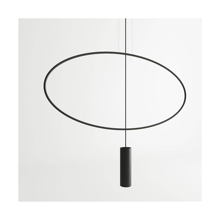 Lampa wisząca HOLAR 1 czarna
