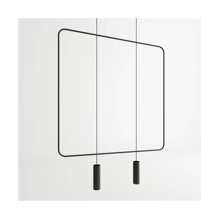 Lampa wisząca RANA 2 czarna