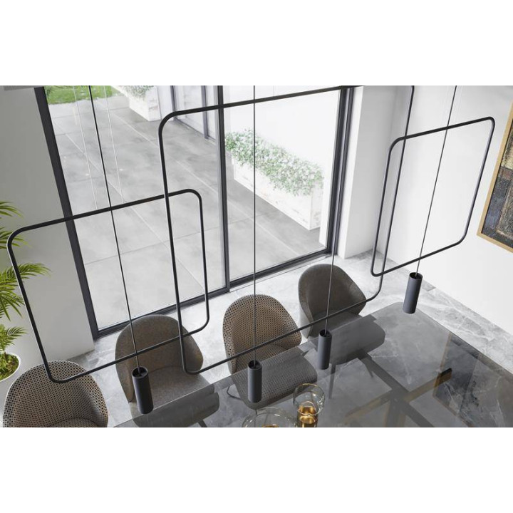 Lampa wisząca RANA 2 czarna