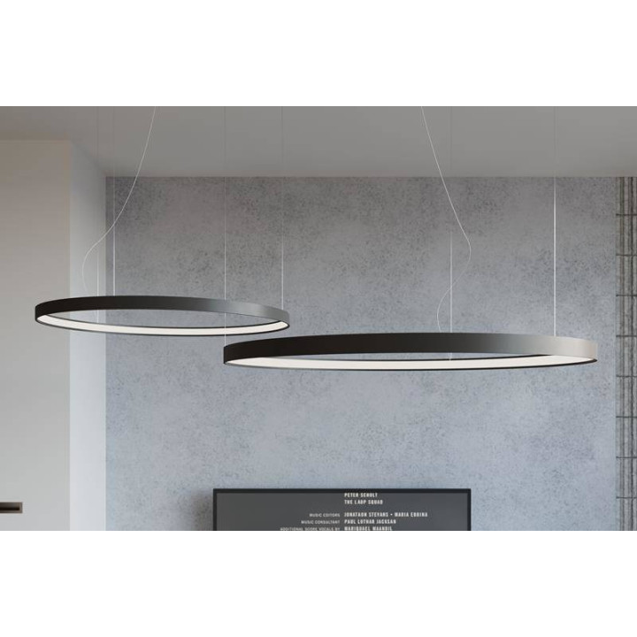 Żyrandol RIO 55 czarny LED 4000K