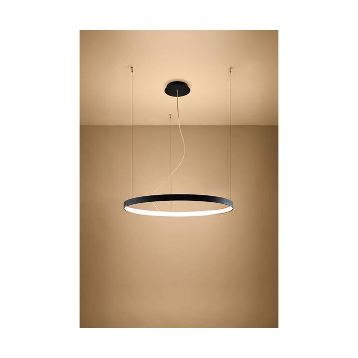 Żyrandol RIO 78 czarny LED 3000K