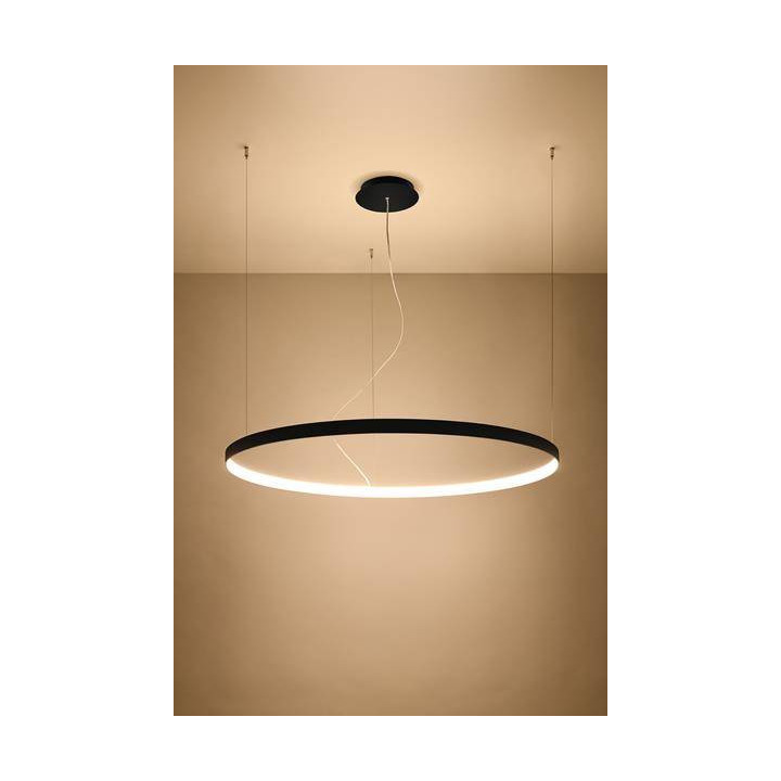 Żyrandol RIO 110 czarny LED 3000K