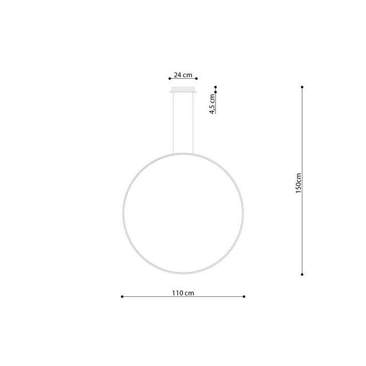 Lampa wisząca RIO 110 biały LED 4000K