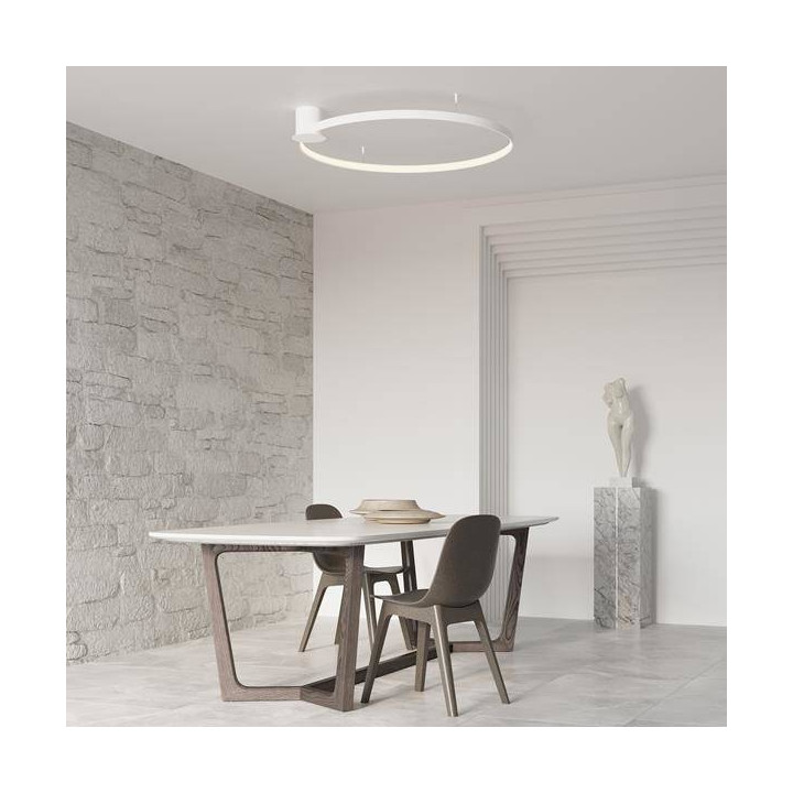 Plafon RIO 55 biały LED 3000K