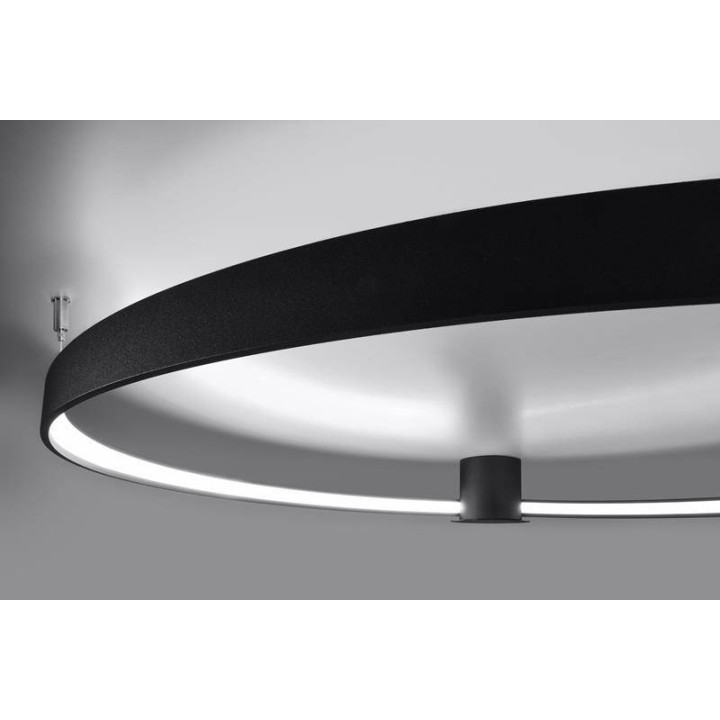 Plafon RIO 55 czarny LED 4000K