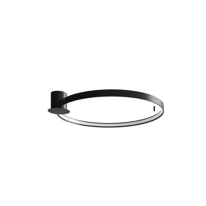 Plafon RIO 78 czarny LED 4000K