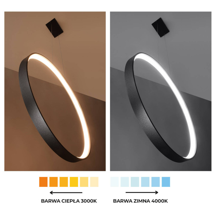 Lampa wisząca RIO 78 złota LED 4000K