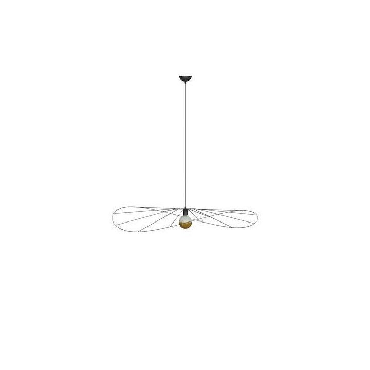 Lampa wisząca ESKOLA 70 czarna