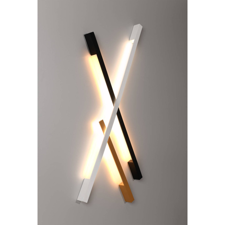 Kinkiet LAHTI S złoty LED 3000K