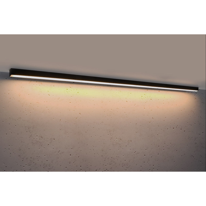 Plafon PINNE 200 czarny 3000K