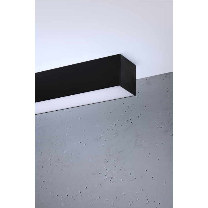 Plafon PINNE 200 czarny 3000K