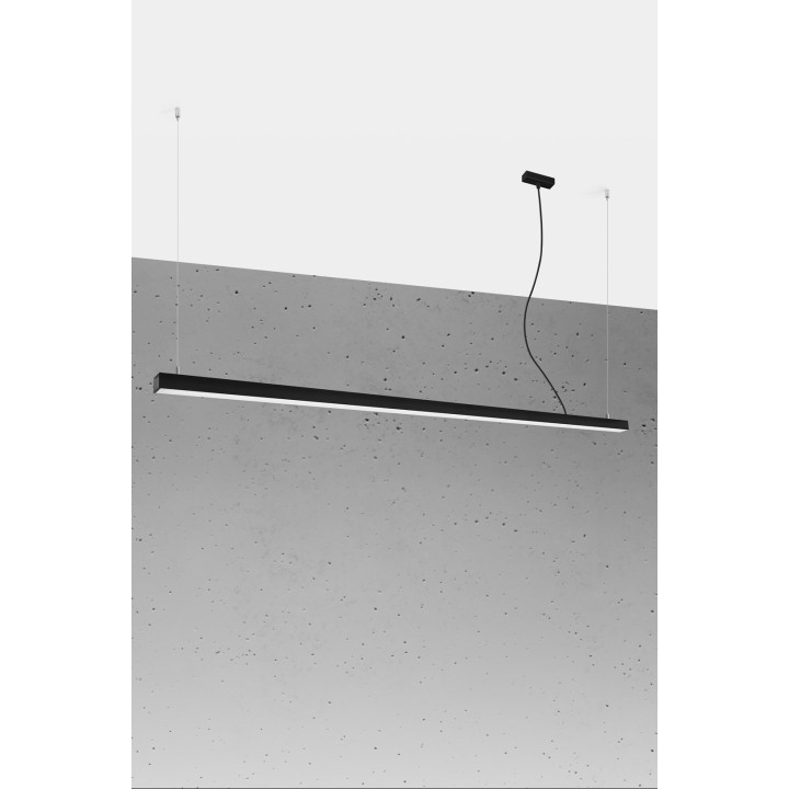 Lampa wisząca PINNE 200 czarna 3000K