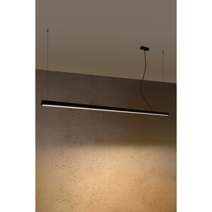 Lampa wisząca PINNE 200 czarna 3000K