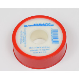 TAŚMA PTFE PROFESSIONAL 19 MM X 15 M X 0,2 MM