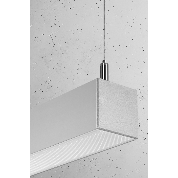 Lampa wisząca PINNE 200 szara 3000K