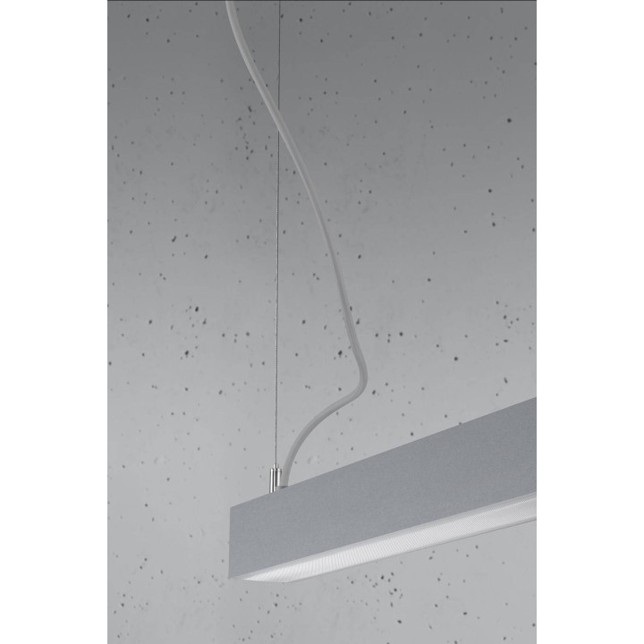 Lampa wisząca PINNE 200 szara 3000K