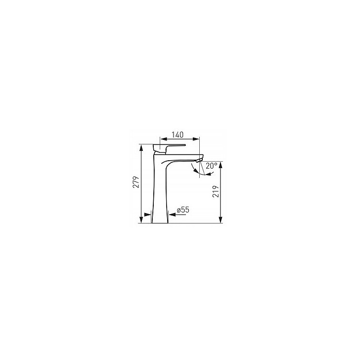 ALGEO SQUARE BATERIA UMYWALKOWA NABLATOWA, CZARNY / CHROM