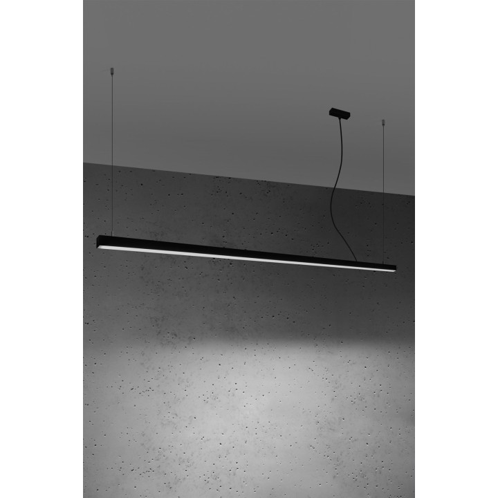 Lampa wisząca PINNE 200 czarna 4000K