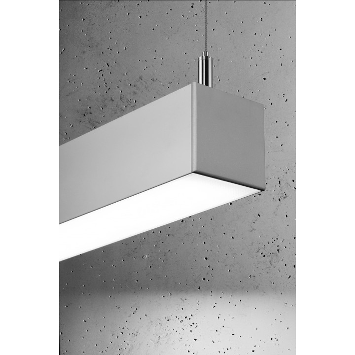 Lampa wisząca PINNE 200 szara 4000K