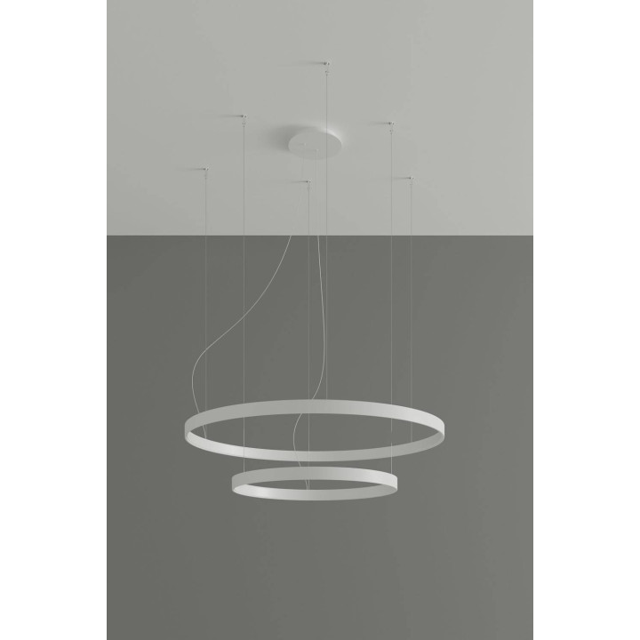 Żyrandol RIO 2 55/78 biały LED 4000K