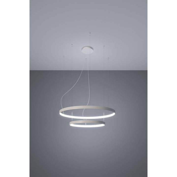 Żyrandol RIO 2 55/78 biały LED 4000K