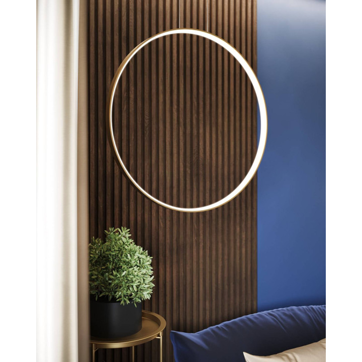 Lampa wisząca RIO 78 złota LED 3000K