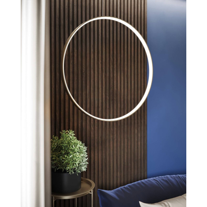 Lampa wisząca RIO 55 złota LED 4000K