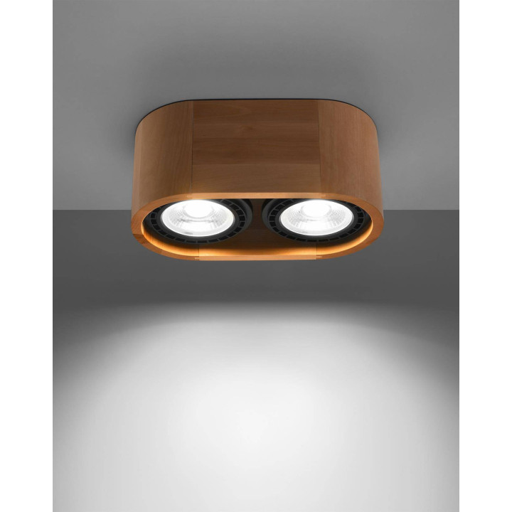 Plafon BASIC 2 naturalne drewno