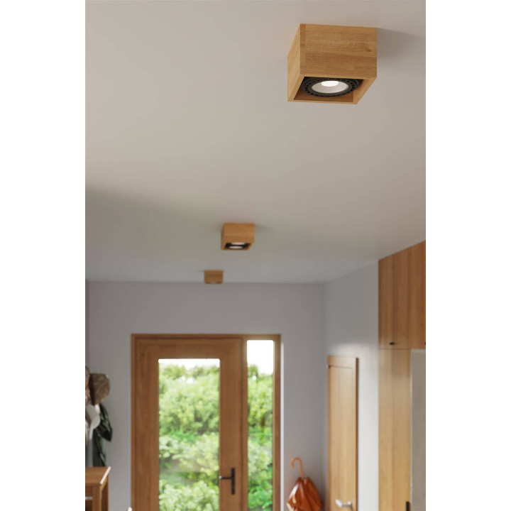 Plafon QUATRO 2 naturalne drewno