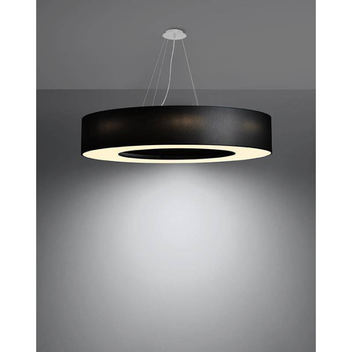 Żyrandol SATURNO 90 czarny