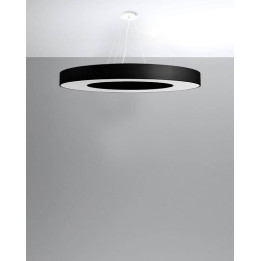 Żyrandol SATURNO SLIM 90 czarny