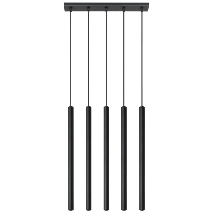 Lampa wisząca PASTELO 5 czarna