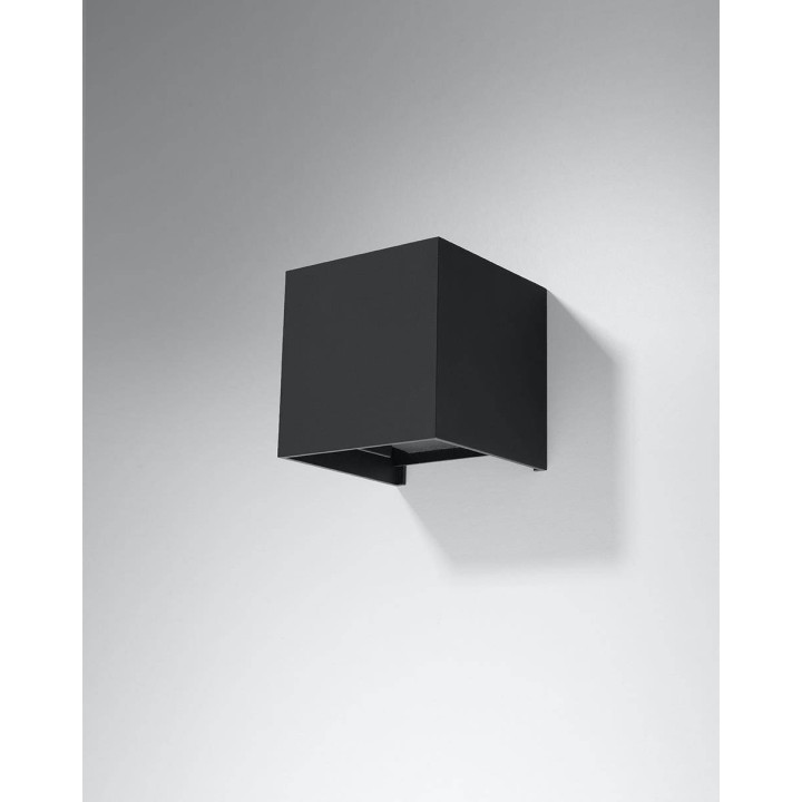 Kinkiet LUCA czarny LED IP54