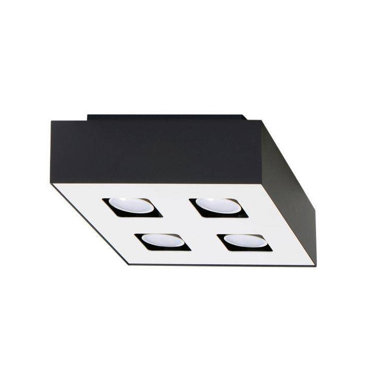 Plafon MONO 4 czarny