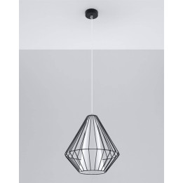 Lampa wisząca DEMI czarna