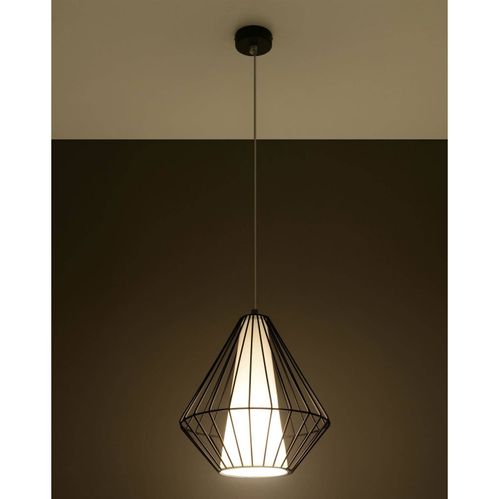 Lampa wisząca DEMI czarna