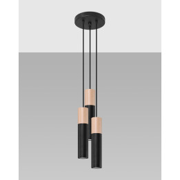 Lampa wisząca PABLO 3P czarna