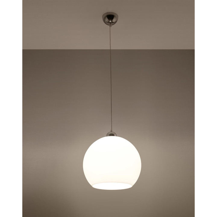 Lampa wisząca BALL biała